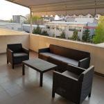 furniture on big terrace